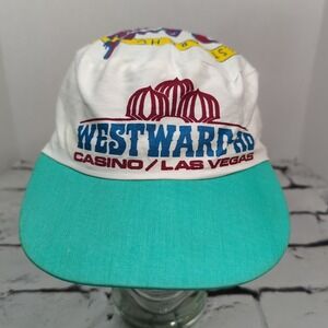 Westward Ho Casino Promo Hat OSFA Lightweight Ball Cap Flaw
